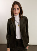 Wanda Corduroy Blazer - Khaki Baukjen