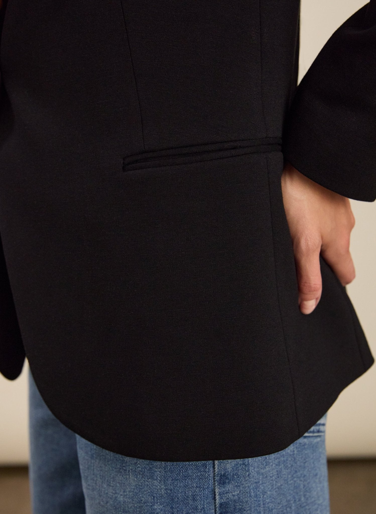 Yolanda Ponte Tailored Blazer - Caviar Black Baukjen