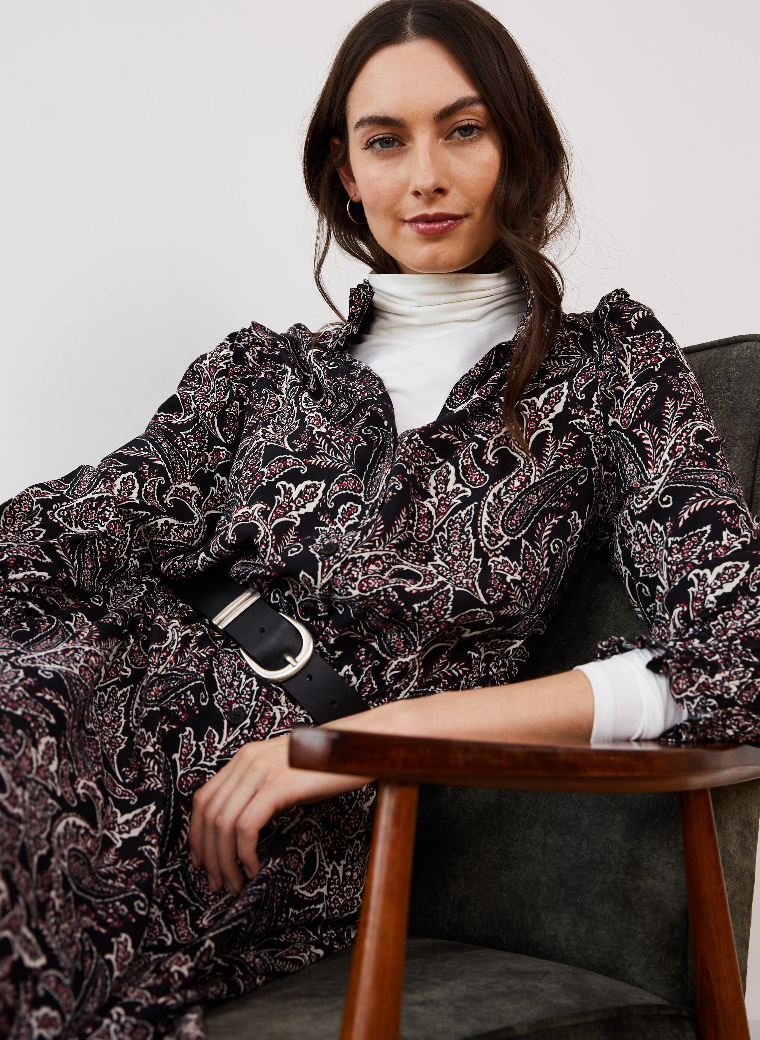 Ada Viscose Shirt Dress