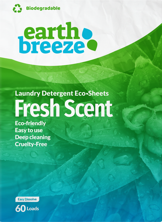 Earth Breeze Eco Detergent Sheets - Fresh Scent