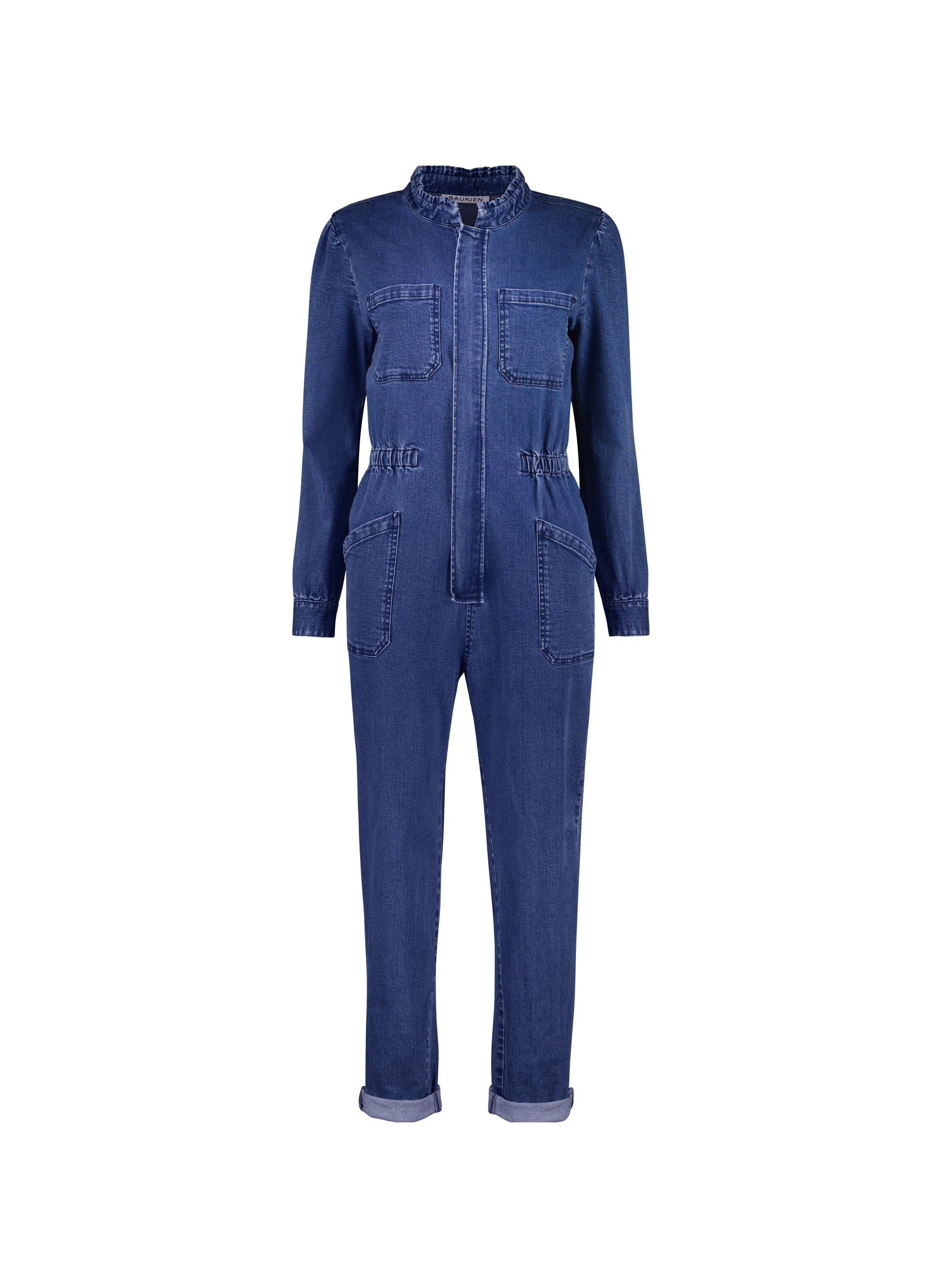 Sally Organic Jumpsuit Washed Indigo Baukjen