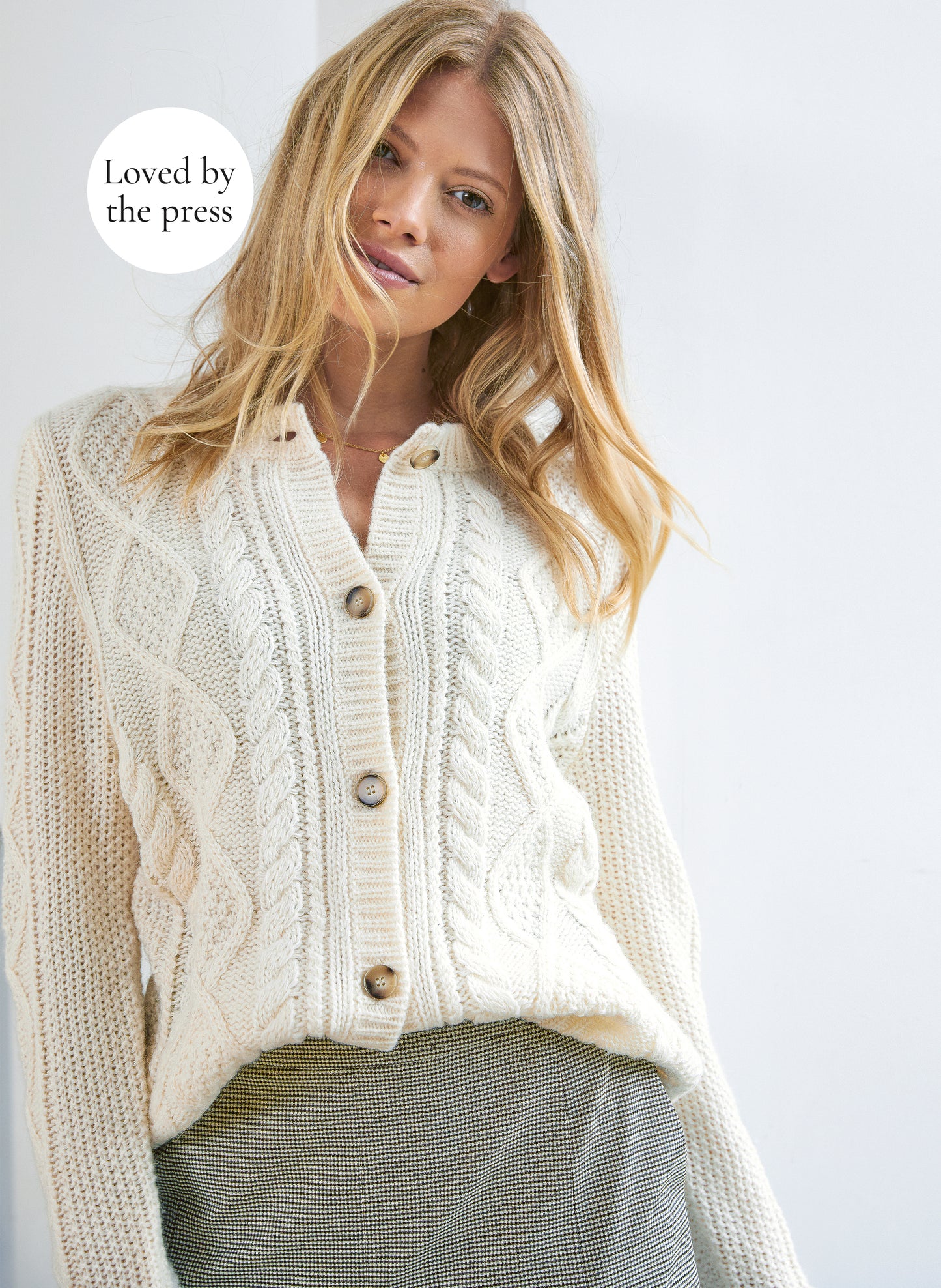 Margot Cable Cardigan