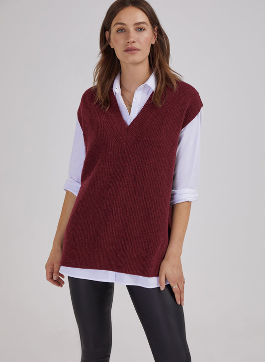 Bella Recycled Wool Knitted Vest