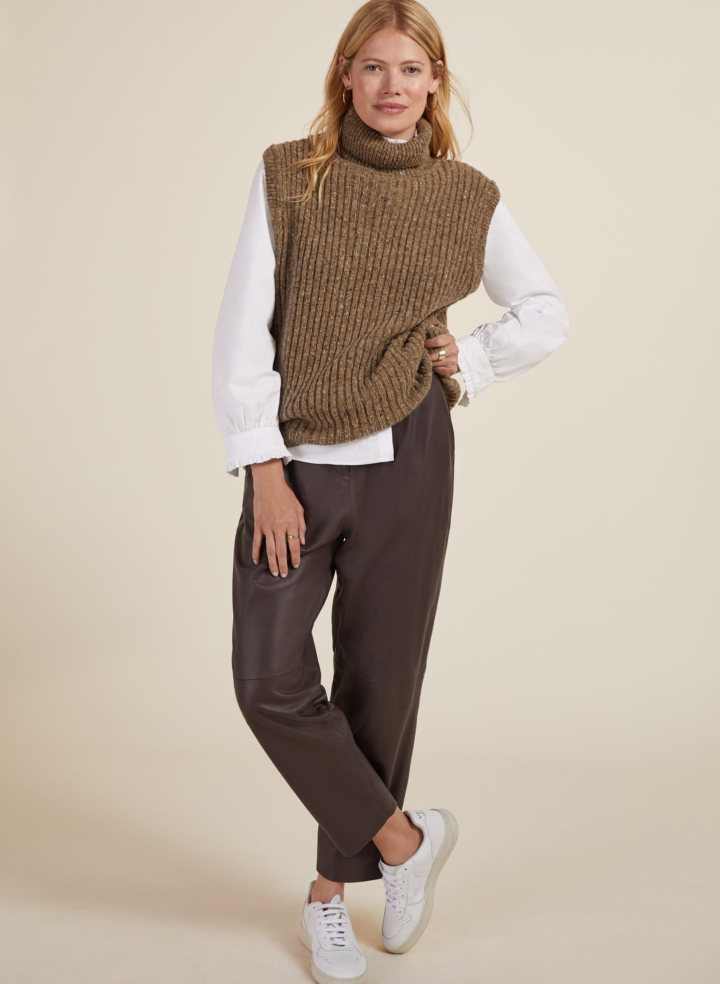 Joline Recycled Wool Knitted Vest