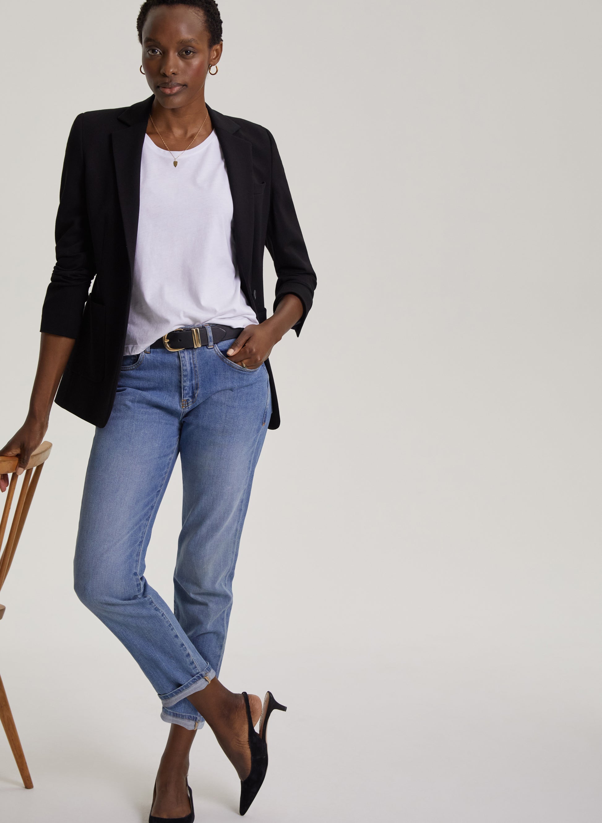 Baukjen Organic Cotton Boyfriend Jeans - Main Image