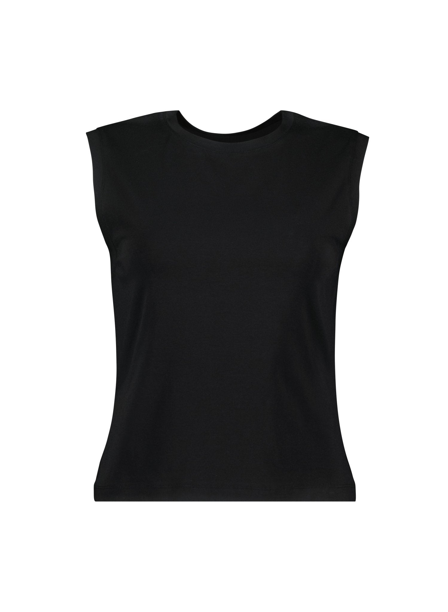 Amber Organic Cotton Top - Caviar Black Baukjen