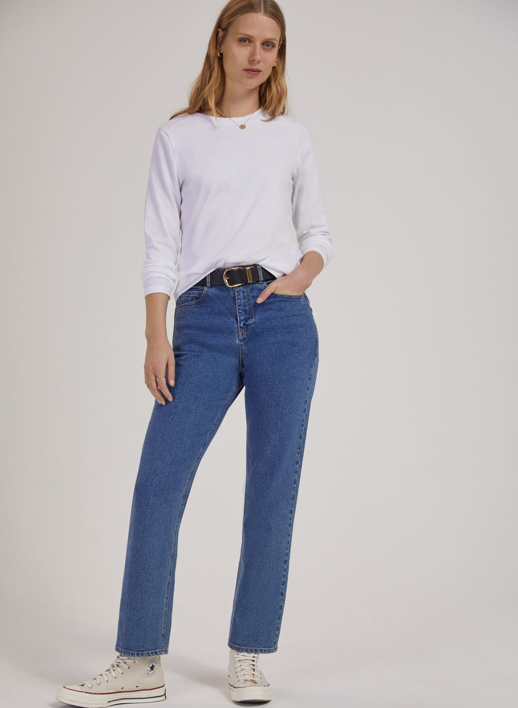 Baukjen Essentials Organic Cotton Top - Pure White Baukjen