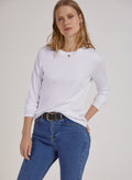 Baukjen Essentials Organic Cotton Top - Pure White Baukjen