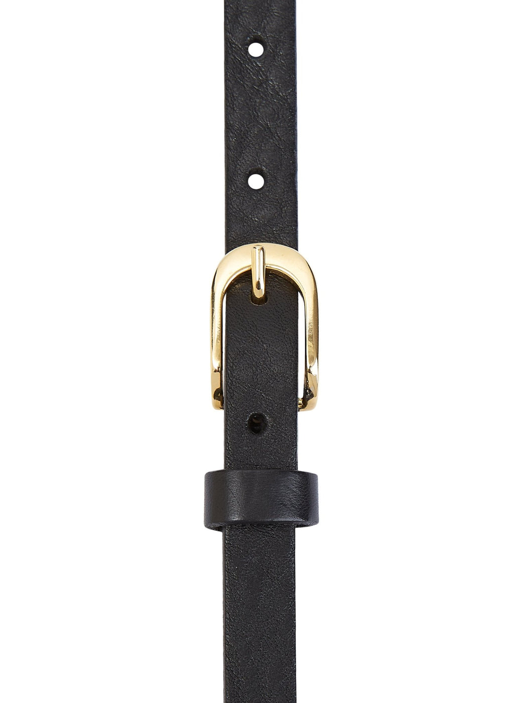Baukjen Slim Belt - Gold - Caviar Black Baukjen