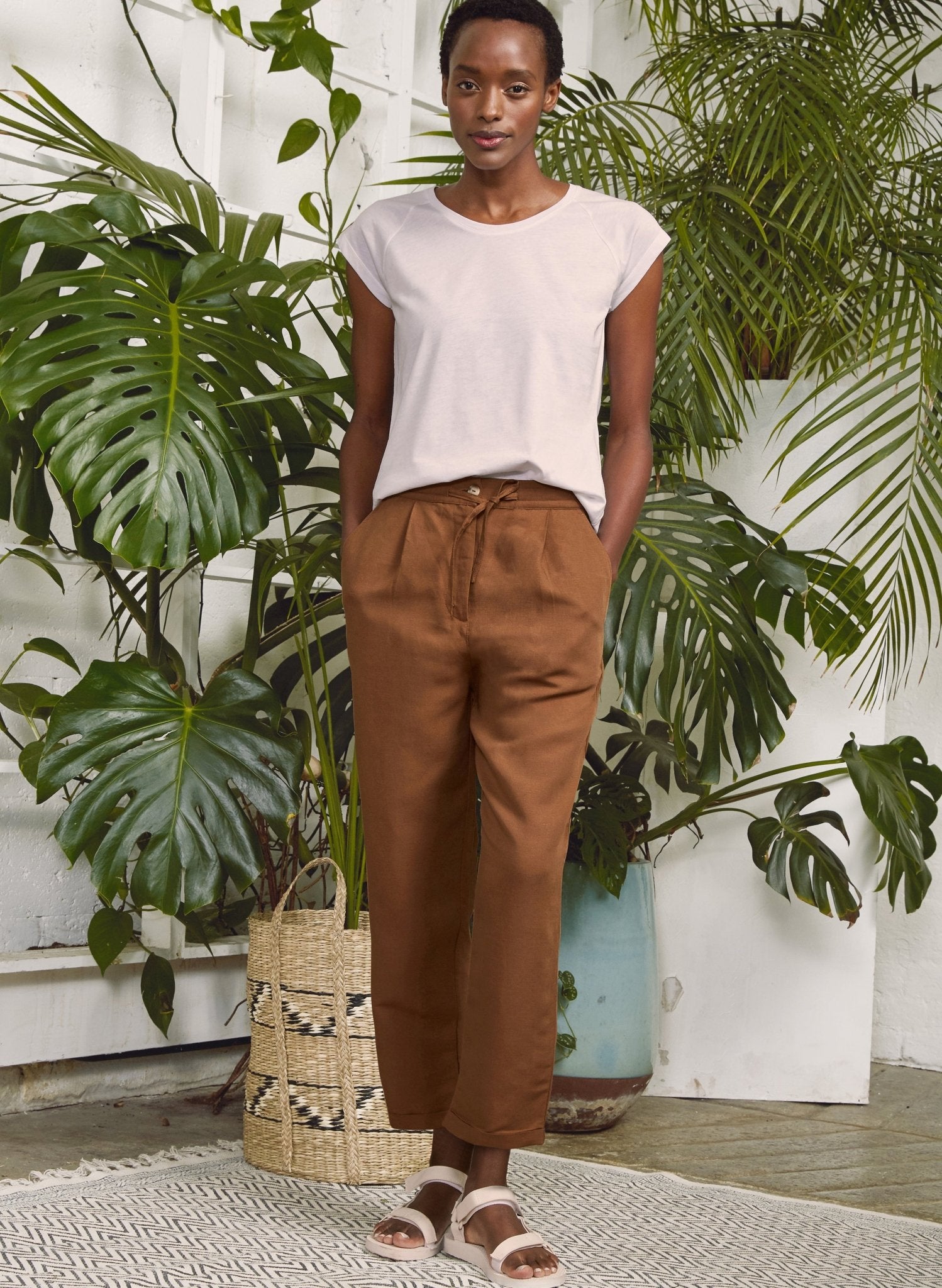 Cooper Trouser - Teak Baukjen
