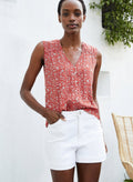 Elina Organic Shorts - Soft White Baukjen
