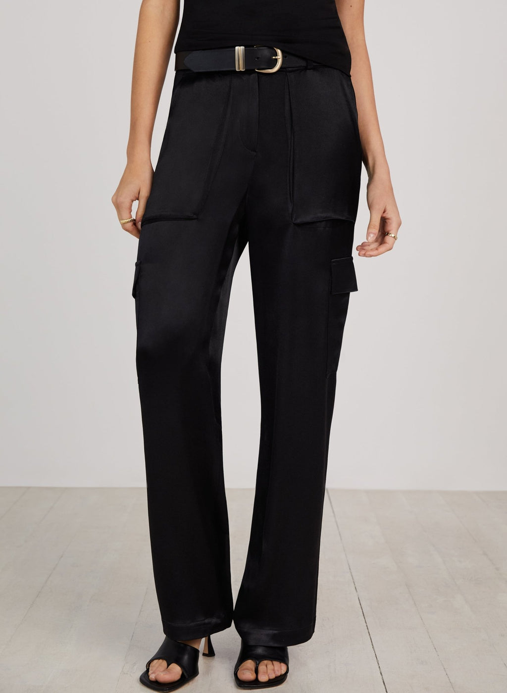 Lainey Ecojilin Trousers - Caviar Black Baukjen