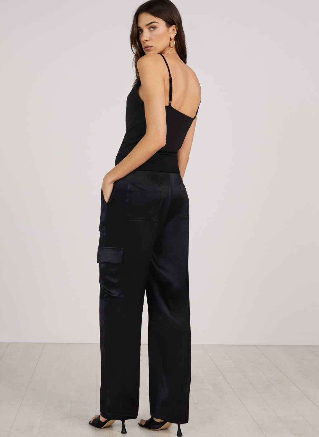 Lainey Ecojilin Trousers - Caviar Black Baukjen
