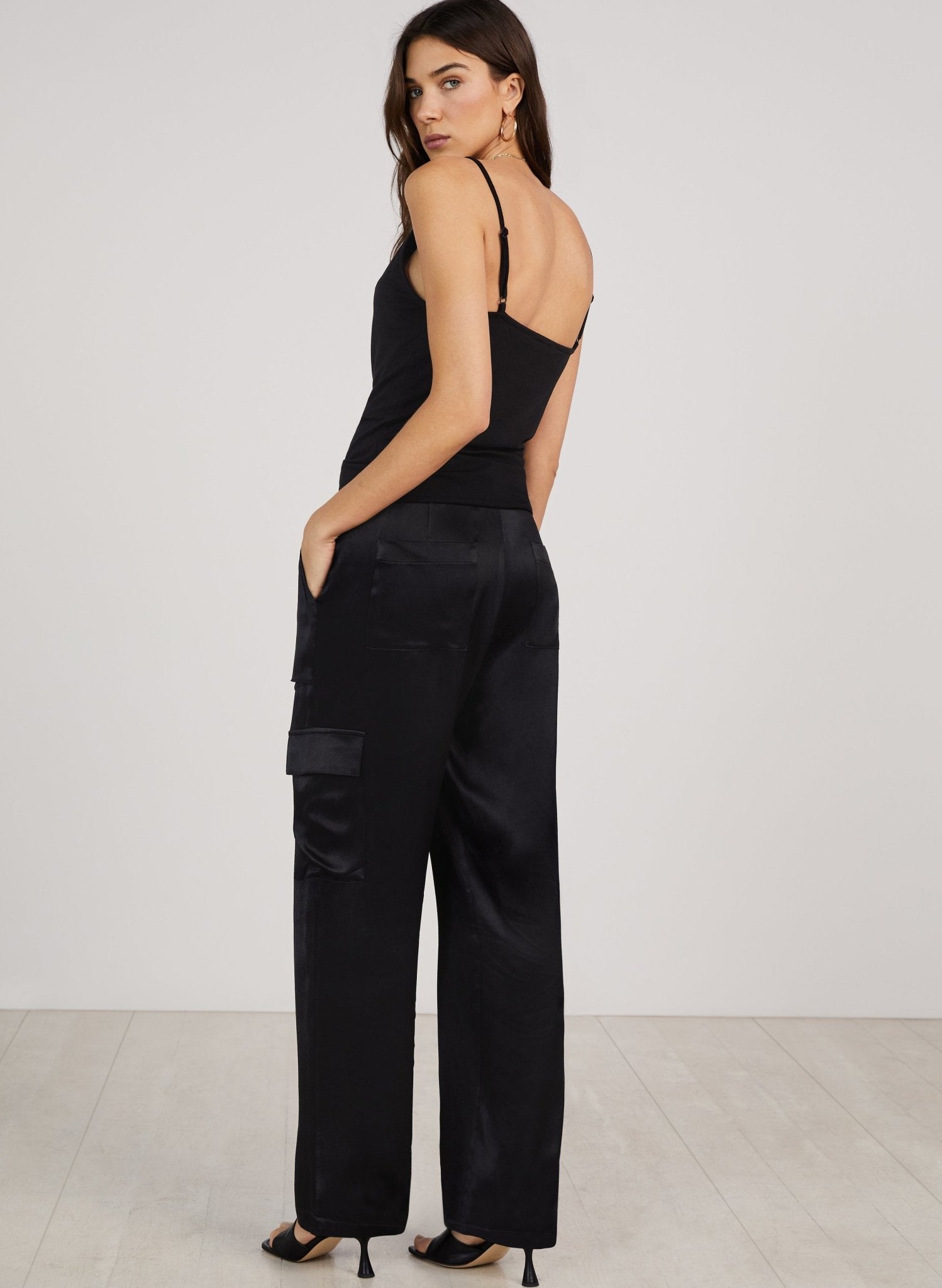 Lainey Ecojilin Trousers - Caviar Black Baukjen