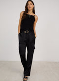 Lainey Ecojilin Trousers - Caviar Black Baukjen