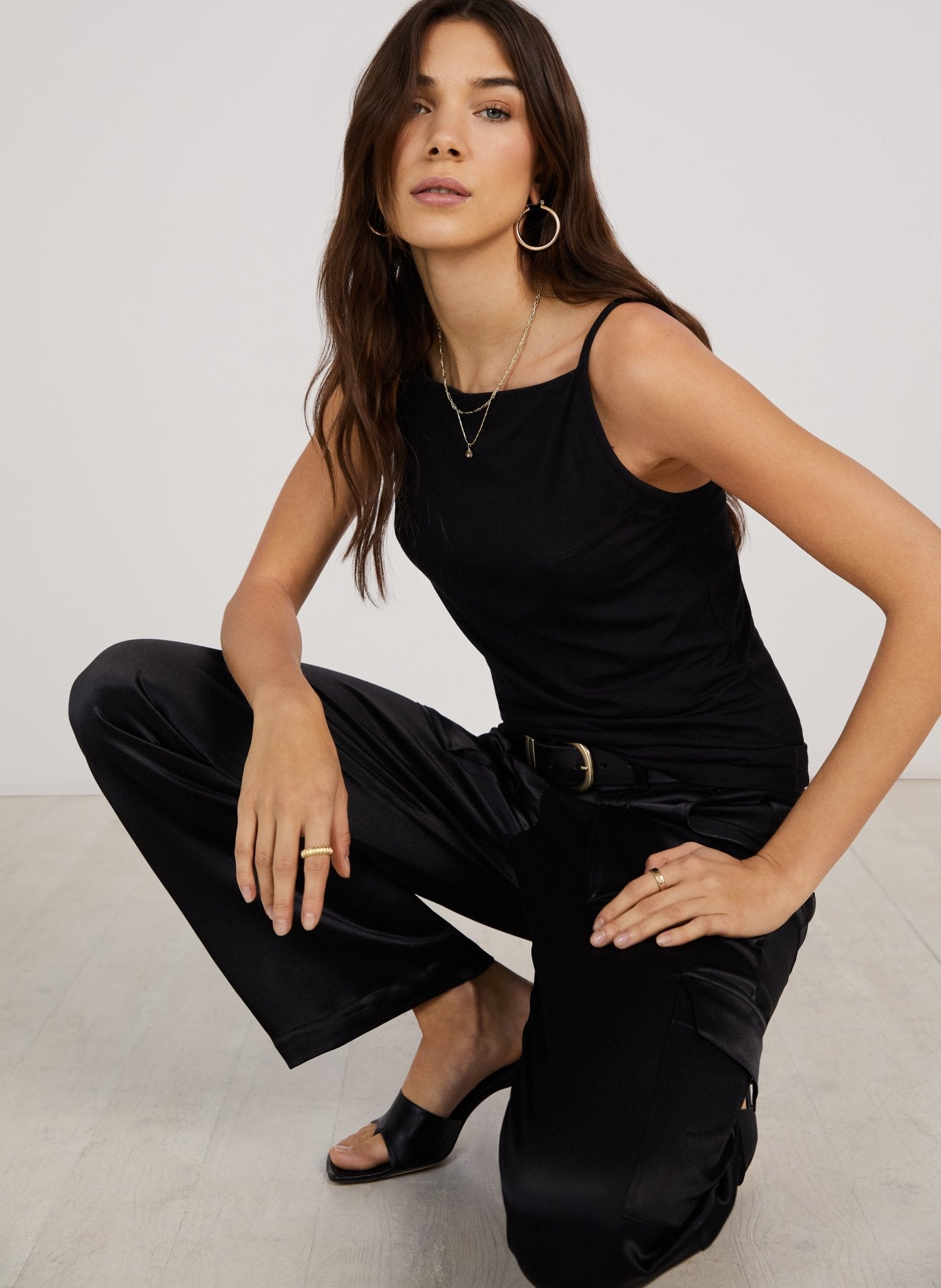 Lainey Ecojilin Trousers - Caviar Black Baukjen