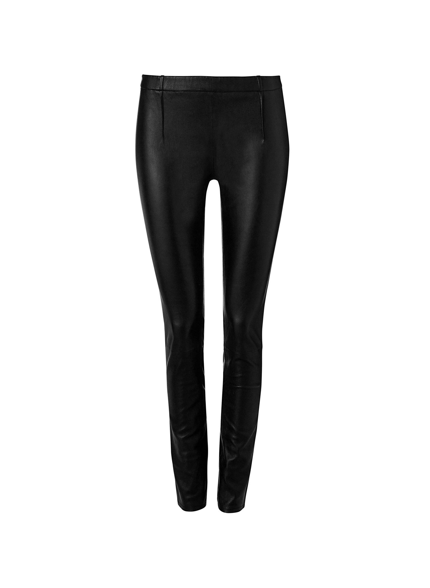 Liv Leather Leggings - Caviar Black Baukjen