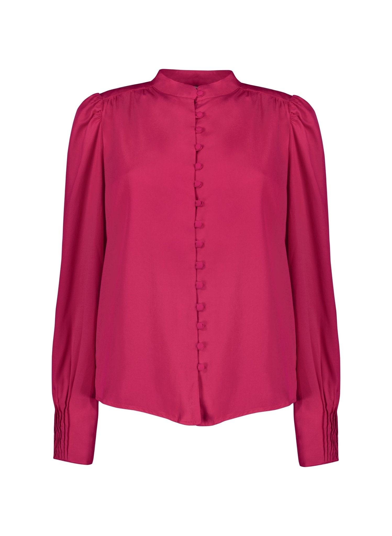 Pre - Loved Annika Blouse with Tencel™ - Hyper Pink Baukjen