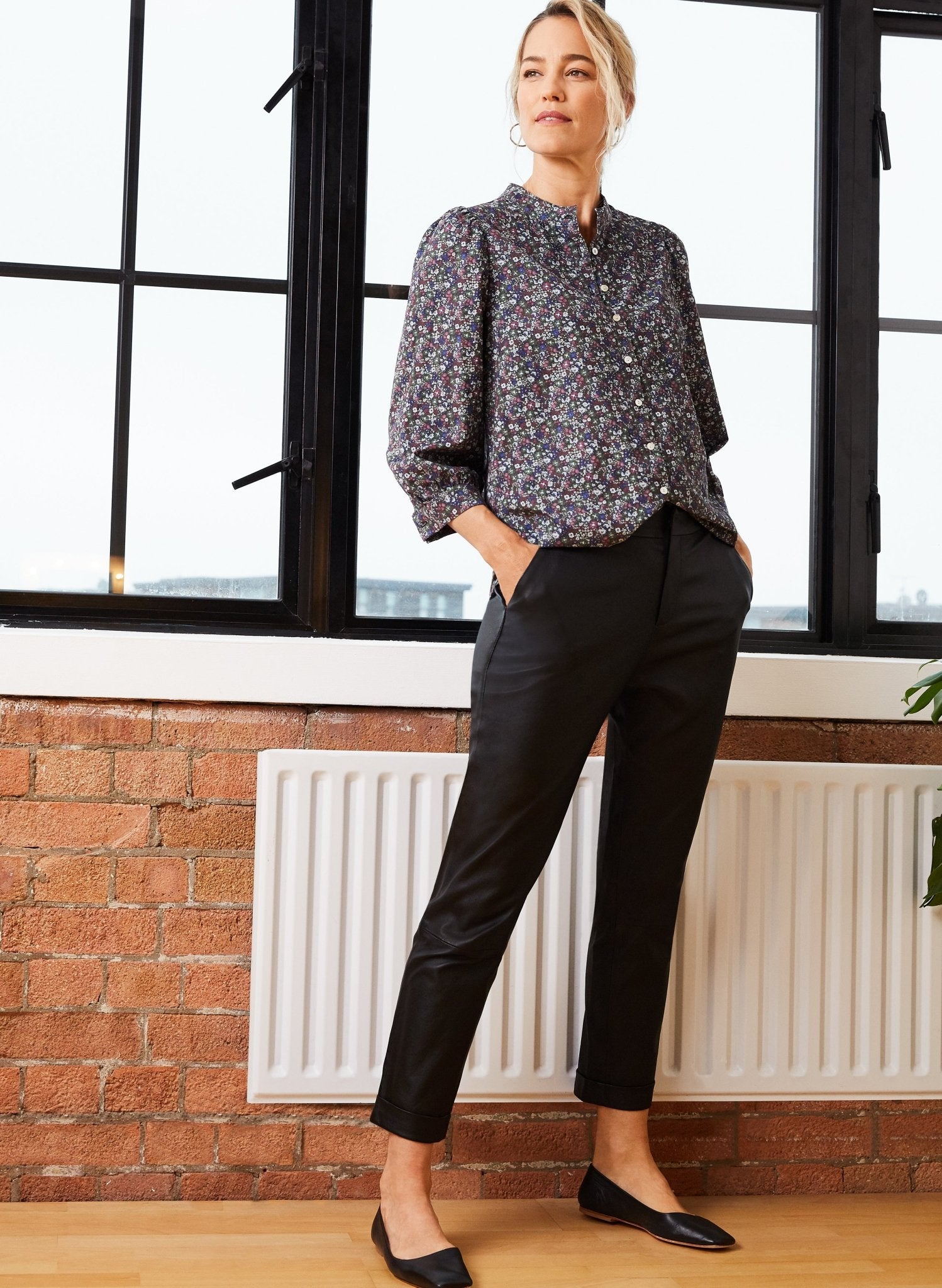 Raven Trouser - Caviar Black Baukjen