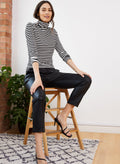 Raven Trouser - Caviar Black Baukjen