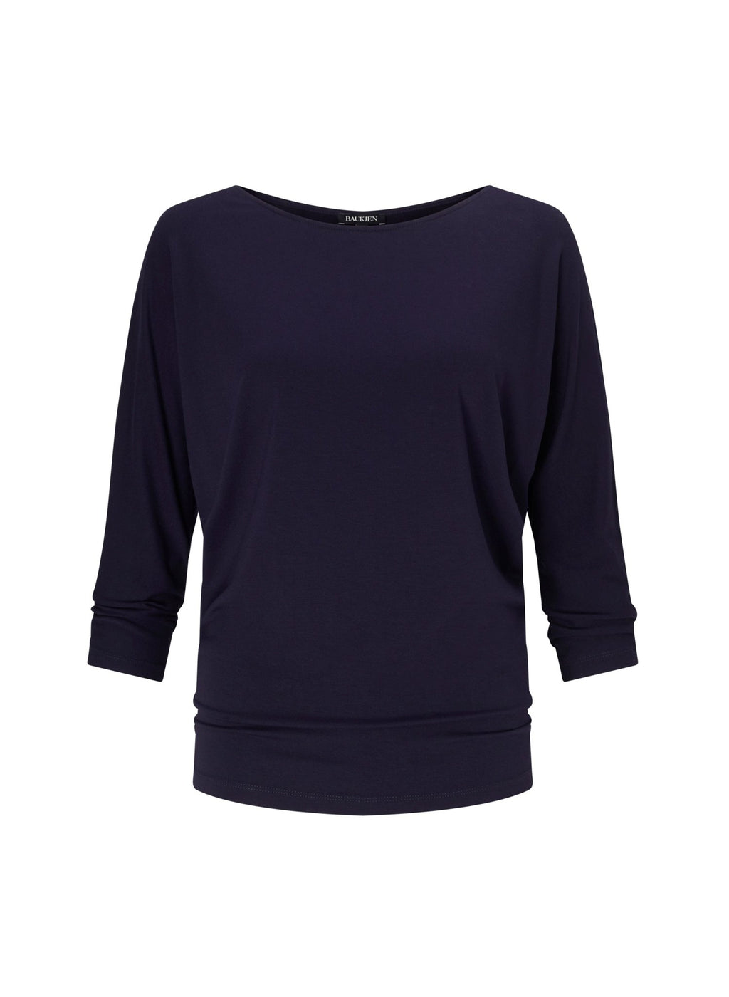 Spenser Relaxed Boat Neck Top - Classic Navy Baukjen